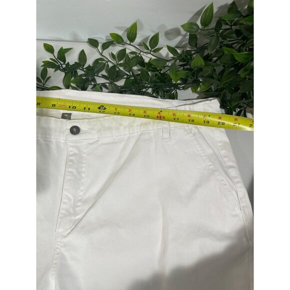 Style & Co. Womens White Wide-Leg Cotton/Spandex Pants Size 20W With Pockets - Picture 6 of 13